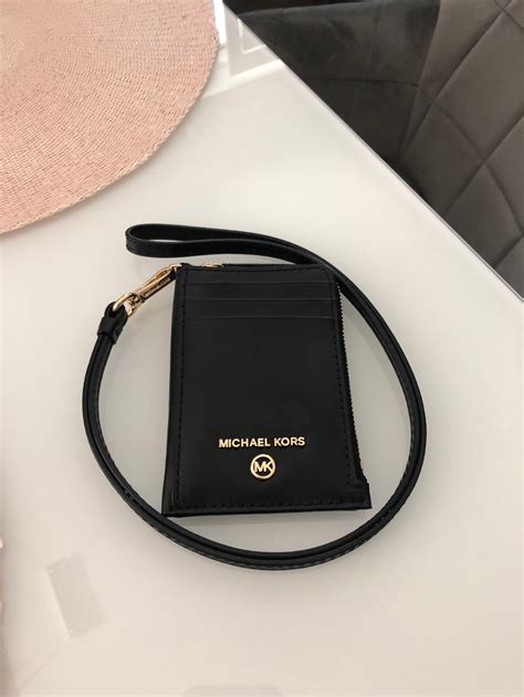 Michael Michael Kors Women`s Jet Set Small Leather ID Lanyard 